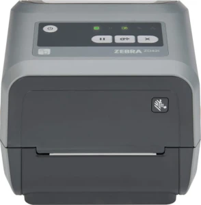 Zebra ZD421c, cartridge, 12 dots/mm, 300 dpi, RTC, EPLII, ZPLII, USB, USB Host, BT, Ethernet, grey (ZD4A043-C0EE00EZ)