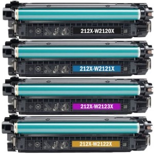 Toner Zamiennik do Hewlett-Packard Nr.212X do CLJ M554dn | 10tys. (W2122X) Yellow