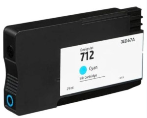 Tusz Zamiennik do Nr.712 Hewlett-Packard do T230/T630 | 29ml (3ED67A) Cyan