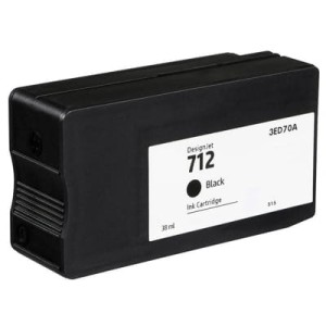 Tusz Zamiennik do Nr.712 Hewlett-Packard do T230/T630 | 80ml (3ED71A) Black