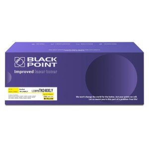 Toner Zamiennik BlackPoint do Brother do DCP-L3520CDW, DCP-L3560CDW, HL-L3220CW | 2,3tys. (TN-248XLY / BLBTN248XLYBW) Yellow