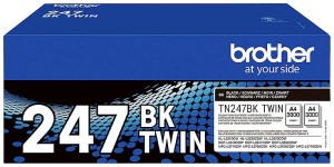 Toner dwupak Brother do DCP-L3500 | 2x3000str. (TN-247BK) Black