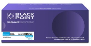 Toner Zamiennik TN-426C do Brother do HL-L8360CDW | 6,5tys. (LCBPBTN426C / BLBTN426CBW) Cyan