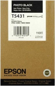 Tusz Epson Stylus Pro 7600, 9600 | 110ml (C13T543100) Black