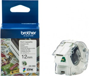 Brother taśma ciągła, samoprzylepna CZ-1002, 12 mm x 5 m (color on white)