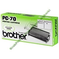Brother Oryginał PC-70 - Taśma termotransferowa Black