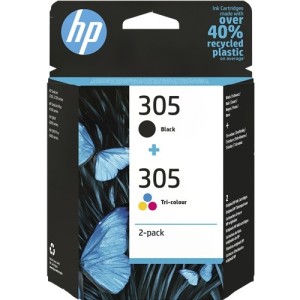 Zestaw tuszy Hewlett-Packard Nr.305 | 100/120str. (6ZD17AE) Black+Color