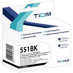 Tusz Tiom do Canon iP7250 MG5450/5650/6450 CLI-551BKXL 11ml (Ti-C551BK) Black