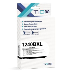 Tusz Tiom zamiennik LC1240BK do Brother MFC-J5910DW/J6510 J625/J825DW DCP-J725/J925DW (Ti-B1240BXL) Black