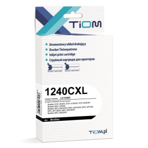 Tusz Tiom zamiennik LC1240C do Brother MFC-J5910DW/J6510 J625/J825DW DCP-J725/J925DW (Ti-B1240CXL) Cyan