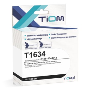 Tusz Tiom zamiennik 16XL do Epson WorkForce WF-2010/2510/2630/2750 żółty 14ml (Ti-E16Y)