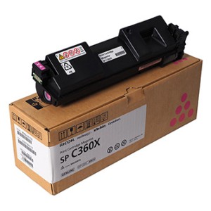 Toner SPC360X Ricoh SP C361SFNw 9k (408252) Magenta