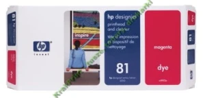 Hewlett-Packard Oryginał C4952A - Głowica + gniazdo czyszczące (Nr.81) Magenta