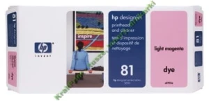 Hewlett-Packard Oryginał C4955A - Głowica + gniazdo czyszczące (Nr.81) LightMagenta