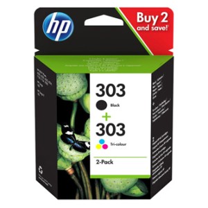 Tusze 3YM92AE HP Envy Photo 6220 6255 7120 7820, Inspire 7220e + kolor 303 (3YM92AE#301) Black
