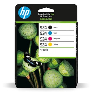 Zestaw tuszy HP 924 C/M/Y/K 6C3Z1NE OfficeJet Pro (6C3Z1NE#301)