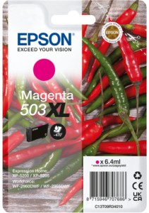 Tusz 503XL Epson Expression Home XP-5200, WorkForce WF-2960 6,4ml (C13T09R34010) Magenta