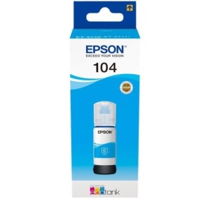 Tusz w butelce Epson 104/ C13T00P240 65ml (C13T00P240) Cyan