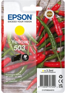 Tusz 503 Epson Expression Home XP-5200, WorkForce WF-2960 żółty 3,3ml (C13T09Q44010)