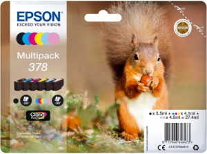 Tusze Multipack 378 Epson Expression Photo XP-8500/8505, XP-8600/8605, XP-8700 (C13T37884010)