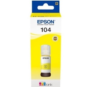 Tusz w butelce Epson  Nr.104 | 65ml (C13T00P440) Yellow