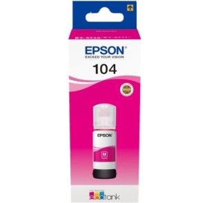 Tusz w butelce Epson Nr.104 | 65ml (C13T00P340) Magenta 