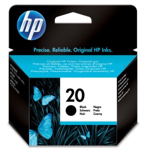Tusz Oryginał Hewlett-Packard Nr.20 | 28ml (C6614DE) Black