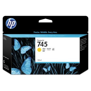Tusz HP Nr.745 do DesignJet Z2600, Z5600 | 130ml (F9J96A) Yellow