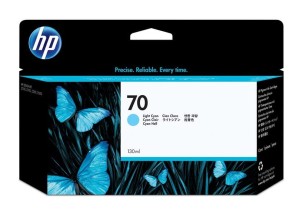 Hewlett-Packard Oryginał C9390A - Tusz (Nr.70) LightCyan