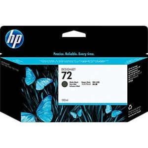 Tusz HP 72 Vivera do Designjet T610/1100/1200/1300 | 130ml (C9403A) MatteBlack