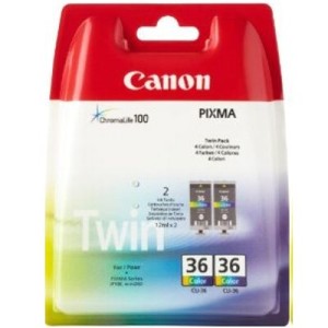 Tusz Canon CLI-36 Color Dwupak 2 x 12 ml (1511B018)