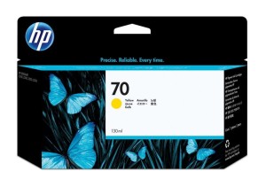Hewlett-Packard Oryginał C9454A - Tusz (Nr.70 Vivera) Yellow