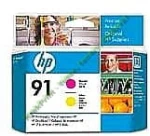 Hewlett-Packard Oryginał C9461A - Głowica (Nr.91) Magenta + Yellow