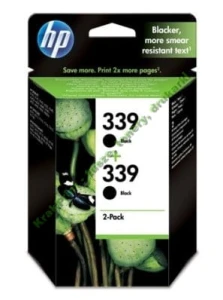 Hewlett-Packard Oryginał C9504EE - Tusz (Nr.339 (x2)) Black