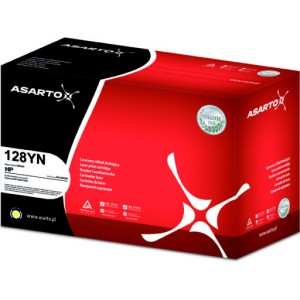 Toner Asarto zamiennik 128A do HP LaserJet Pro CP1525/CM1415fn MFP 1,3k (AS-LH322AN) Yellow