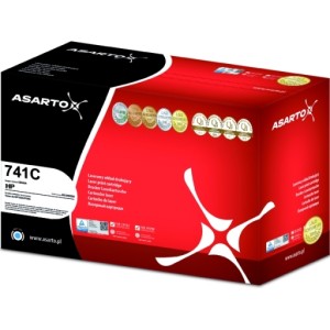 Toner Asarto zamiennik 307A, CE741A do HP Color LaserJet CP5225 cyan 7,3k (AS-LH741C)