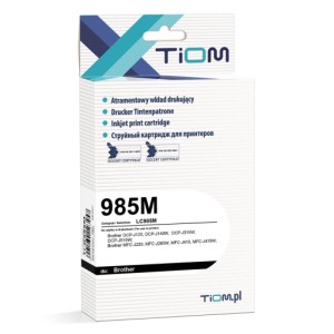 Tusz Tiom zamiennik LC985M Brother DCP-J125 MFC-J415W (Ti-B985M) Magenta