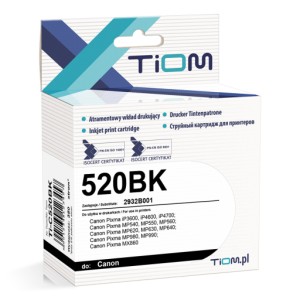 Tusz Tiom do Canon iP3600 MP540/620 MX870 PGI-520BK (Ti-C520BK) Black