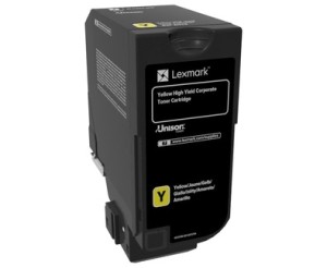 Toner Lexmark CX725 żółty 84C2HYE korporacyjny 16k (84C2HYE)