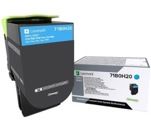 Toner Lexmark CS417 CX417 CS517 CX517 71B0H20 3,5k (71B0H20) Cyan