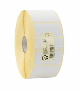 Etykiety Brother LCE-1E026051-127 51mm x 26mm czarny nadruk / białe tło 3 250 etykiet na rolce (LCE1E026051127P)