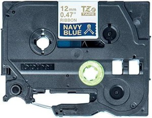 Taśma Brother TZe-R234 12mm x 4m złoty nadruk / białe tło wstążkowa (TZER234)