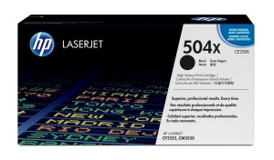 Toner HP 504X do Color LaserJet 3525/3530 (CE250X) | 10 500 str.  Black