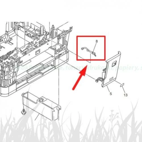 Brother INK CARTRIDGE COVER SENSOR Czujnik klapy tuszy (D002M5001) MFC-J6530DW/J6535DW/ J6930DW