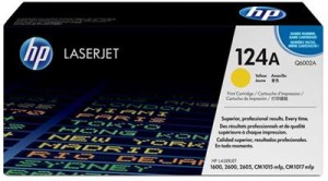 Toner HP 124A do LaserJet 1600/2600/2605 (Q6002A) | 2 000 str. Yellow 