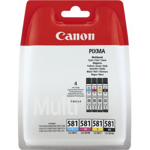 Canon Oryginał do Zestaw tuszy CLI-581 C/M/Y/BK Multipack (2103C007, 2103C007AA)