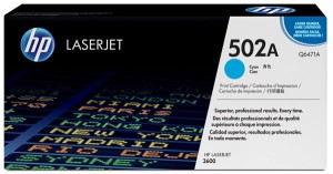 Toner HP 502A do Color LaserJet 3600 | 4 000 str. (Q6471A/Q6471AC) Cyan