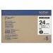 Ta?ma Brother HGe-651V5 24mm x 8m czarny nadruk / ???te t?o (HGE651V5) (op. 5 szt.)