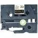 Ta?ma Brother TZe-R334 12mm x 4m z?oty nadruk / czarne t?o wst??kowa (TZER334)