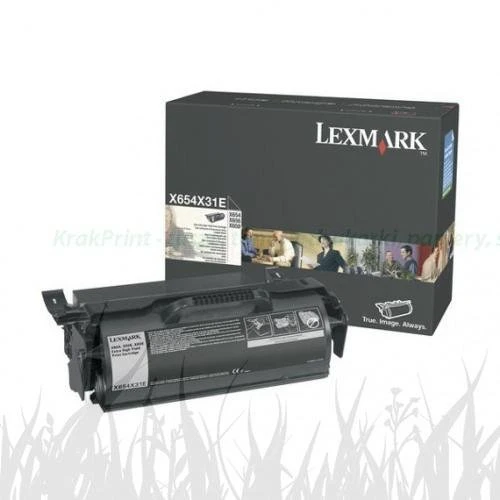 Toner Lexmark Oryginał X654X31E Black